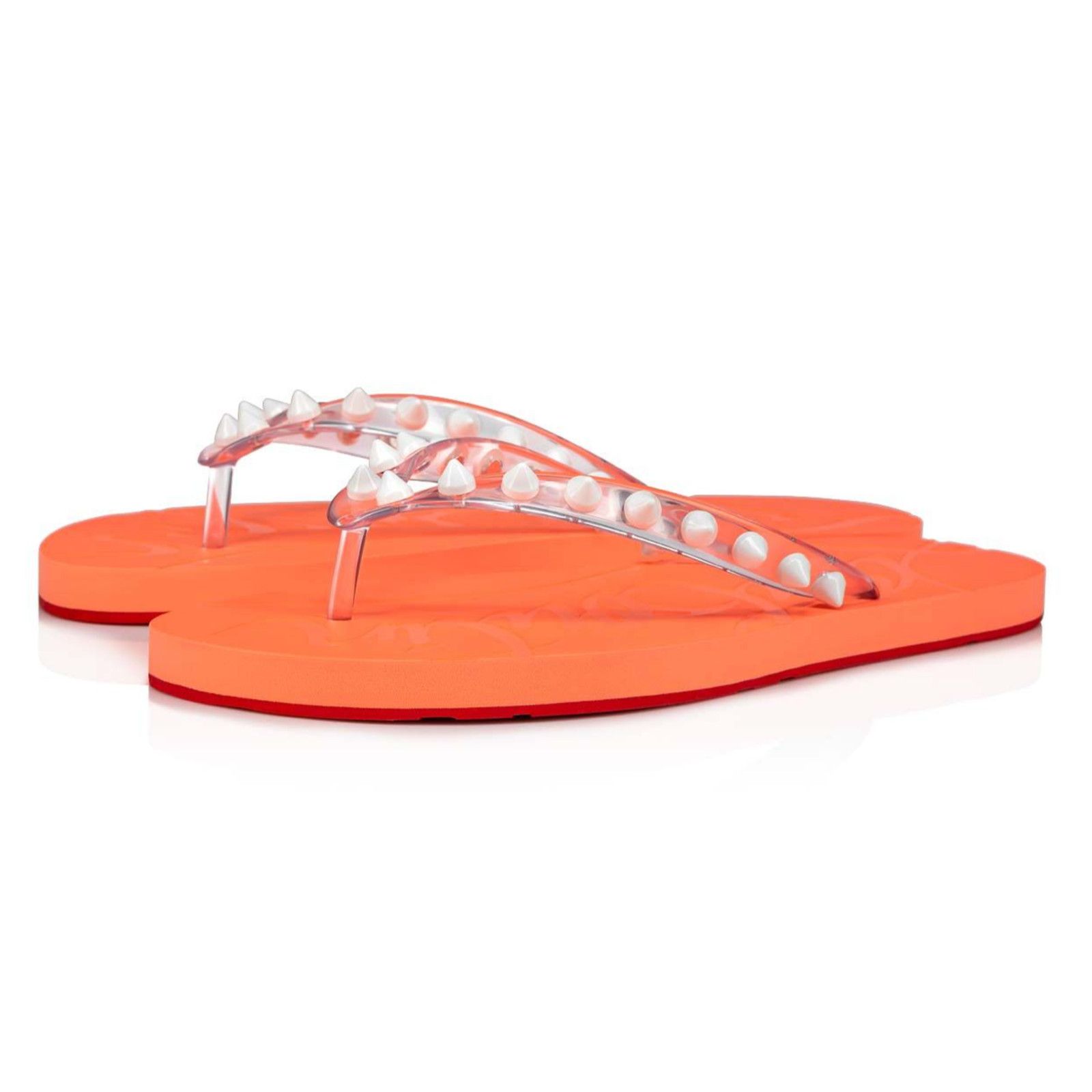 Christian Louboutin Christian Louboutin Loubi Flip Spikes Donna Flat Drag Thong Size US 6 / IT 36 - 1 Thumbnail