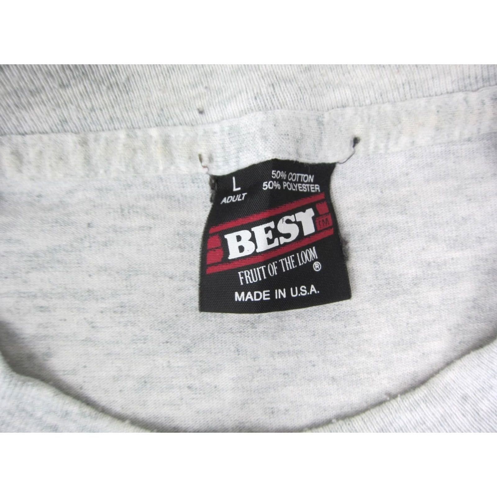 Fruit Of The Loom VINTAGE Lake View Triathlon Shirt Mens Large Gray 80s 90s Size US L / EU 52-54 / 3 - 6 Thumbnail