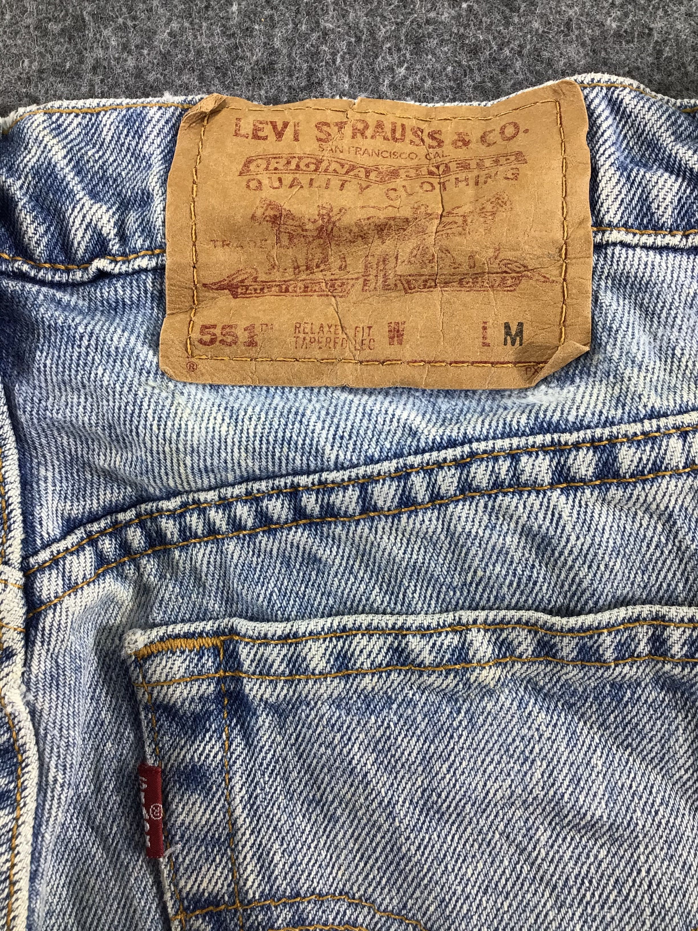 Levi's 90s Vintage Levis 551 Jeans-J615 Size US 31 - 5 Thumbnail