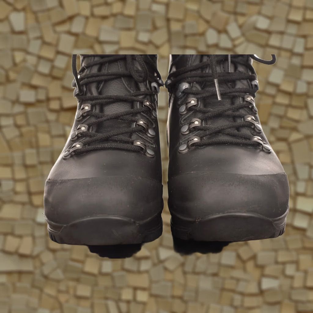 Vintage HAIX Commander Gore-Tex Combat Boots Size US 8/UK 7/ EUR 41 Black Mens Leather Boot Combat 41 Size US 8 / EU 41 - 1 Thumbnail