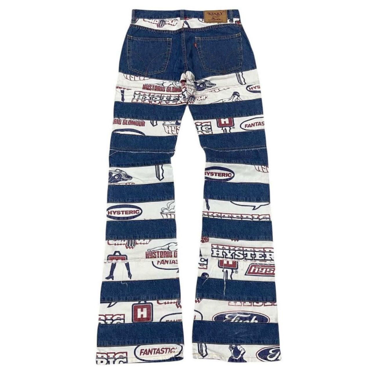 Hysteric Glamour Hysteric Glamour Newspaper Patchwork Hagis Size US 28 / EU 44 - 1 Thumbnail