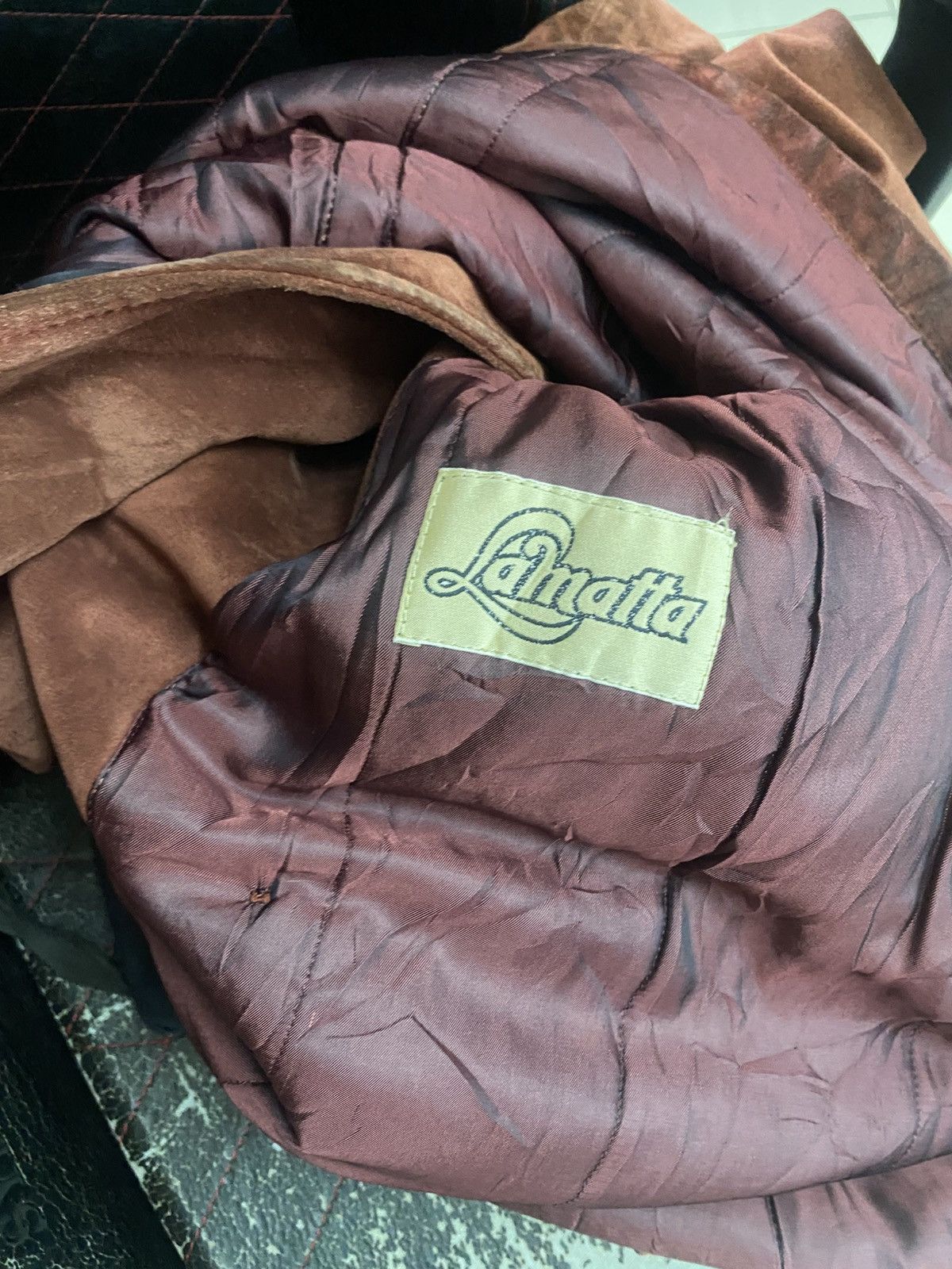 Japanese Brand Vintage 80s Lamatta Suede Jacket Size US L / EU 52-54 / 3 - 9 Thumbnail