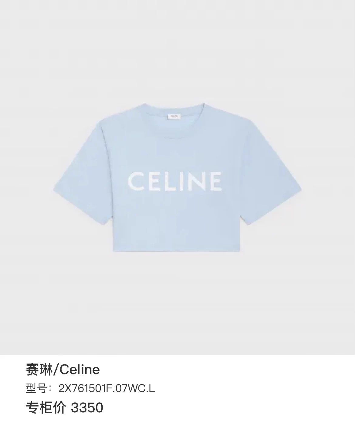 Celine Celine Blue Logo Short Sleeve 95 New Sz as pic Size XL / US 12-14 / IT 48-50 - 5 Thumbnail