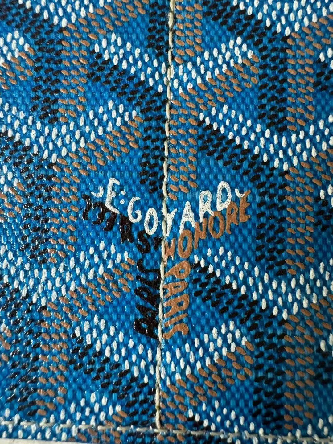 Goyard Goyard Oversized Blue Monogram Card Case Size US XXL / EU 58 / 5 - 3 Thumbnail