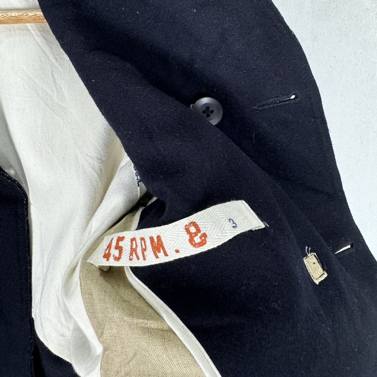 45rpm ☀️45 RPM JAPAN DOUBLE BREASTED WOOL PEACOAT JACKET Size L / US 10 / IT 46 - 10 Thumbnail