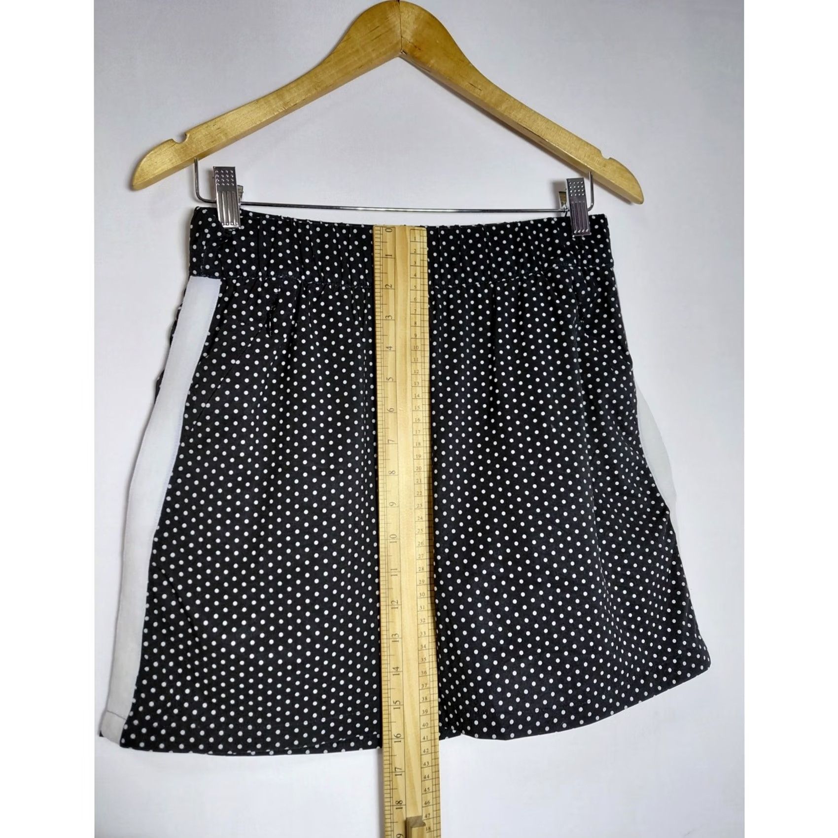 Talbots T by Talbots Skirt Polka Dot Black White Knit XS Women A-Line Short Casual Spring Summer Size 26" / US 2 / IT 38 - 7 Thumbnail