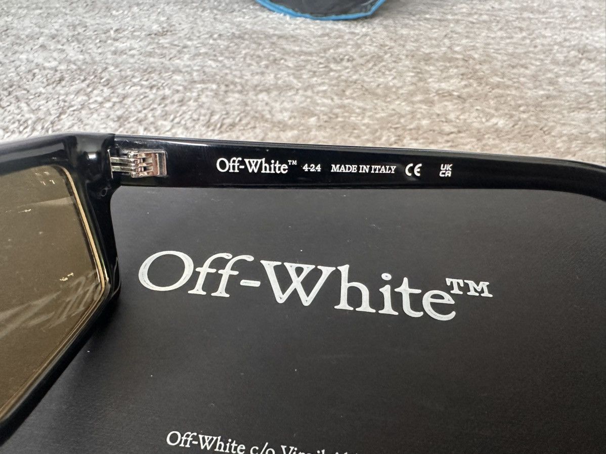 Off-White Off-White Virgil Abloh Square Sunglasses Size ONE SIZE - 4 Thumbnail