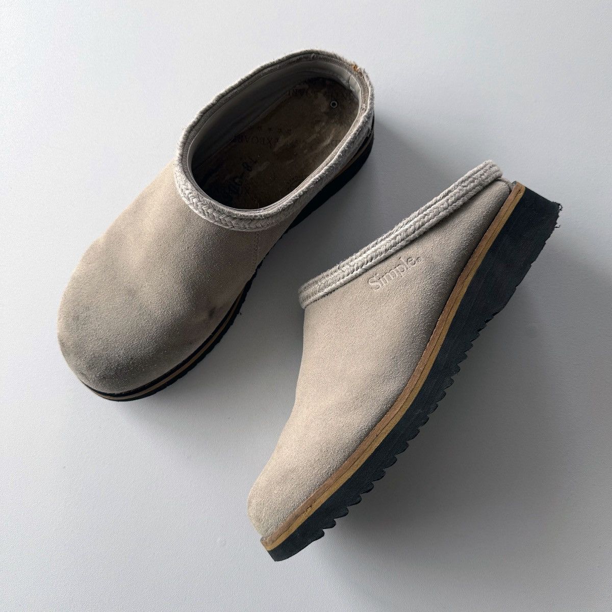 Simple Shoes Simple Shoes | Original Clog | Stone Grey | Size 9 Size US 9 / EU 42 - 2 Thumbnail