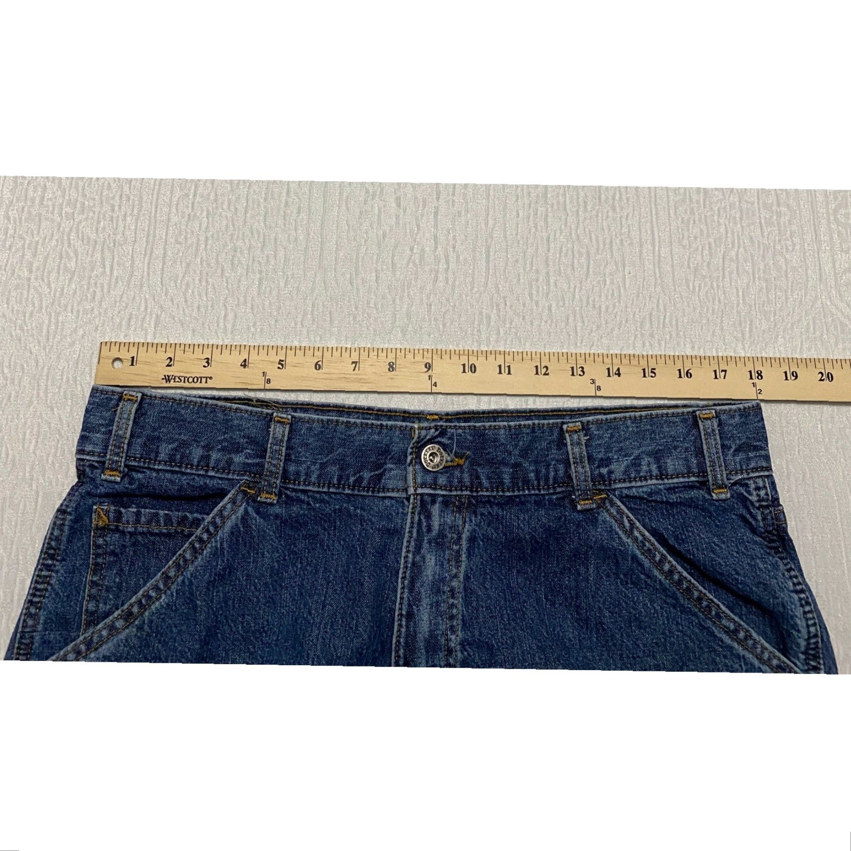 Dockers VINTAGE Dockers Jeans Carpenter Men 36 34 Blue Relaxed Denim 5-Pocket Design Size US 36 / EU 52 - 6 Thumbnail