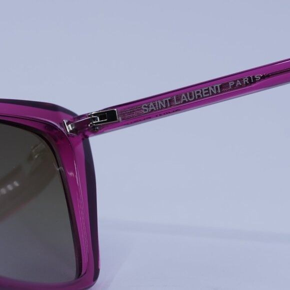 Saint Laurent Paris Saint Laurent SL737 MICA THIN 006 Sunglasses Cyclamen Size ONE SIZE - 9 Thumbnail