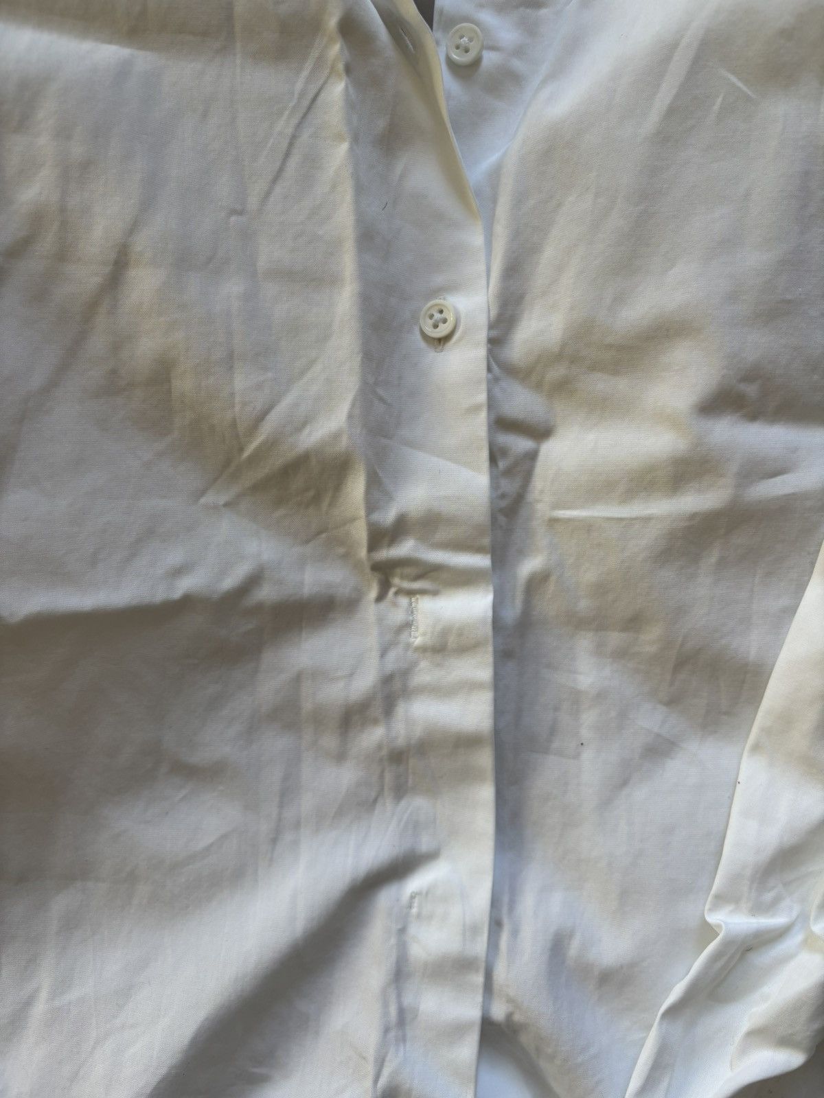 Jil Sander Jil Sander white XS/S fine cotton women's shirt Size S / US 4 / IT 40 - 5 Thumbnail