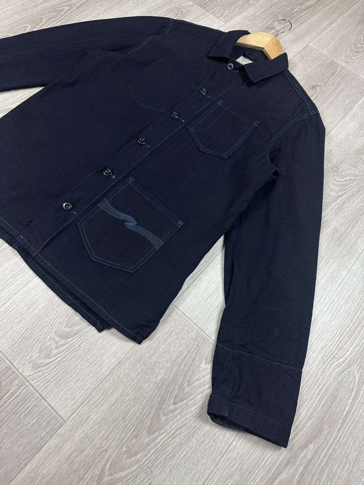 Nudie Jeans Nudie Jeans Tryggve Herringbone Denim Jacket shirt M Size US M / EU 48-50 / 2 - 4 Thumbnail