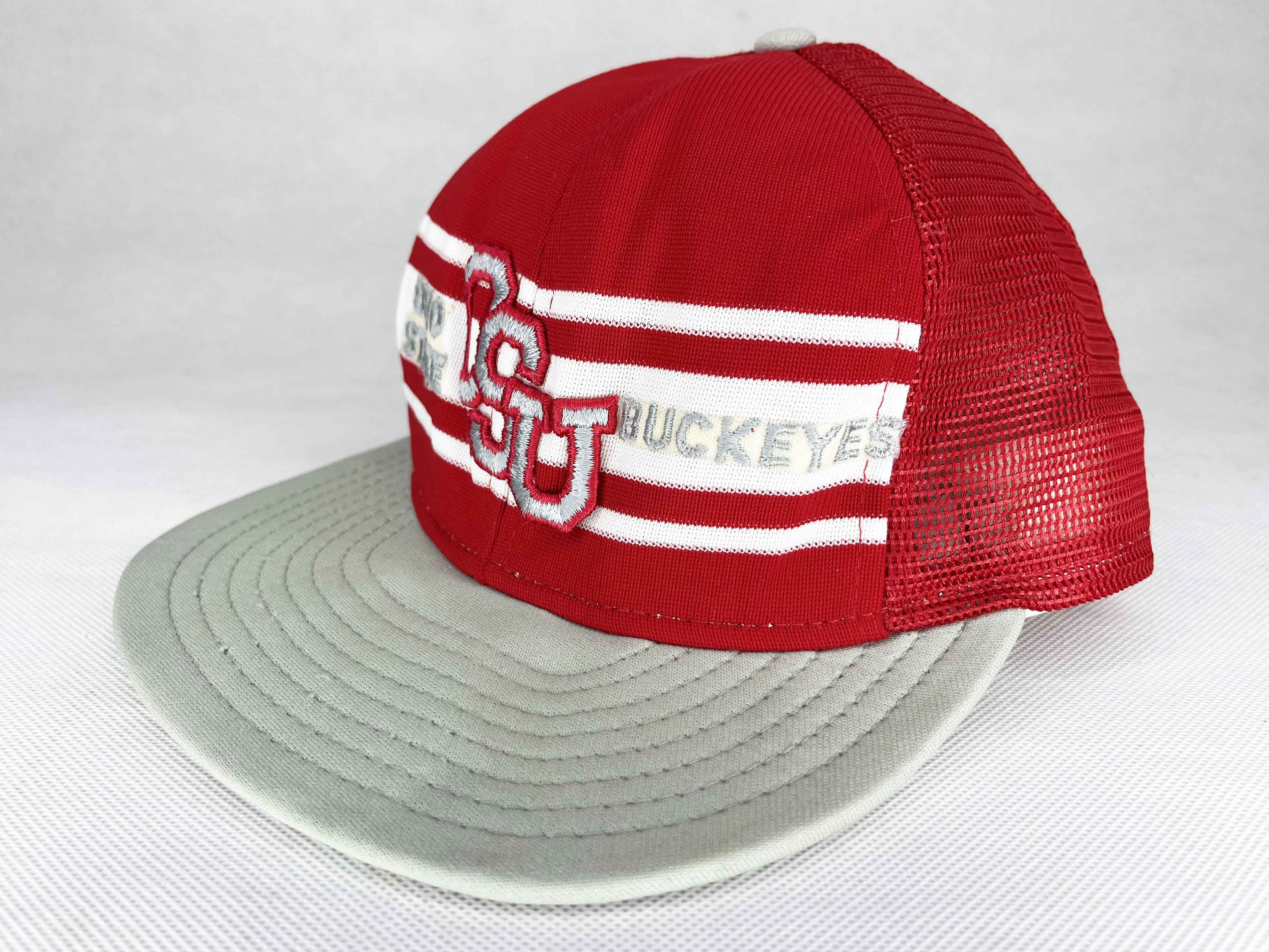 NCAA Vintage AJD Ohio State Buckeyes OSU Snapback Cap Hat Size ONE SIZE - 3 Thumbnail