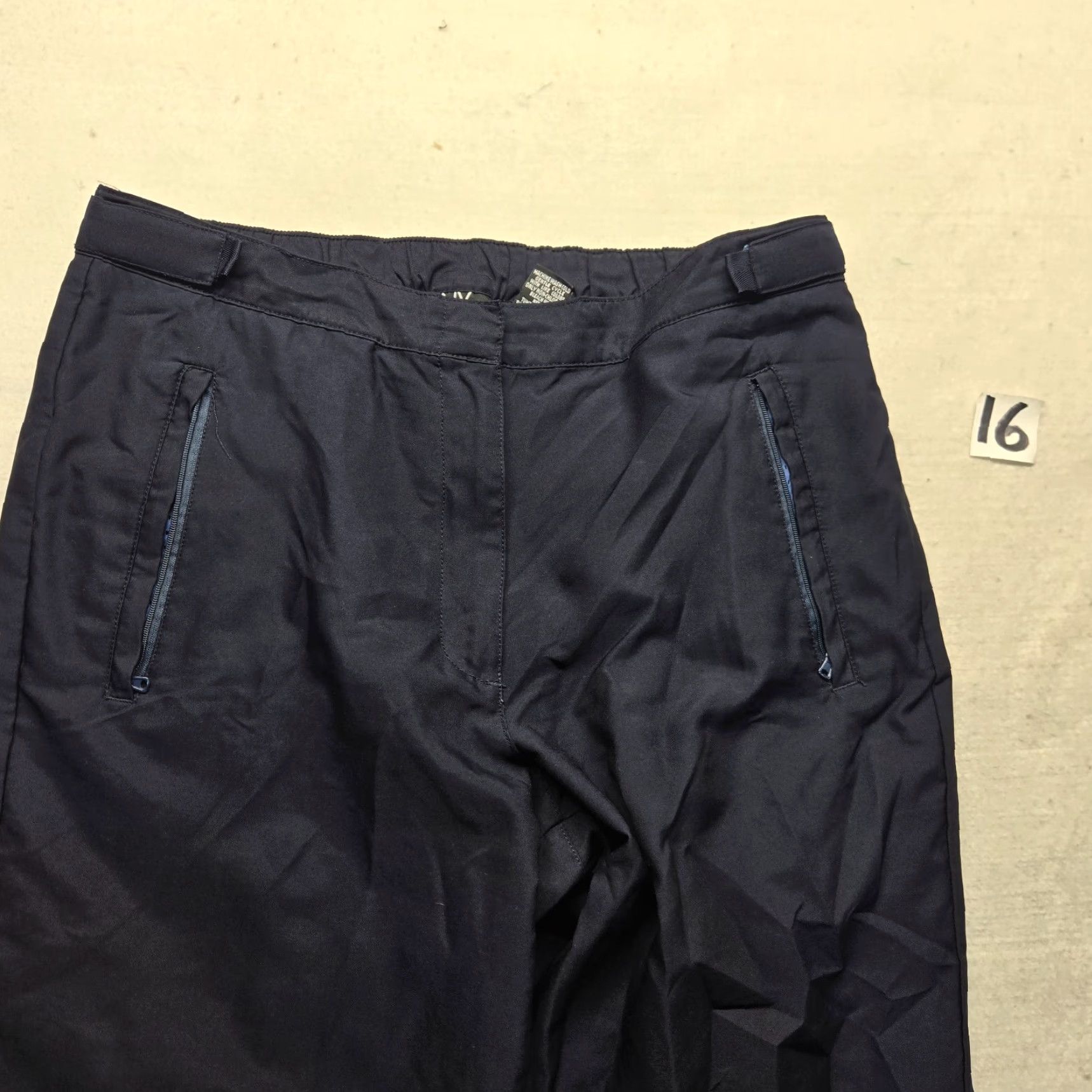 Jones New York Jones New York Sport Stretch Pants Solid Black Flat Front Adult Women's Size 8 Size 30" / US 8 / IT 44 - 3 Thumbnail