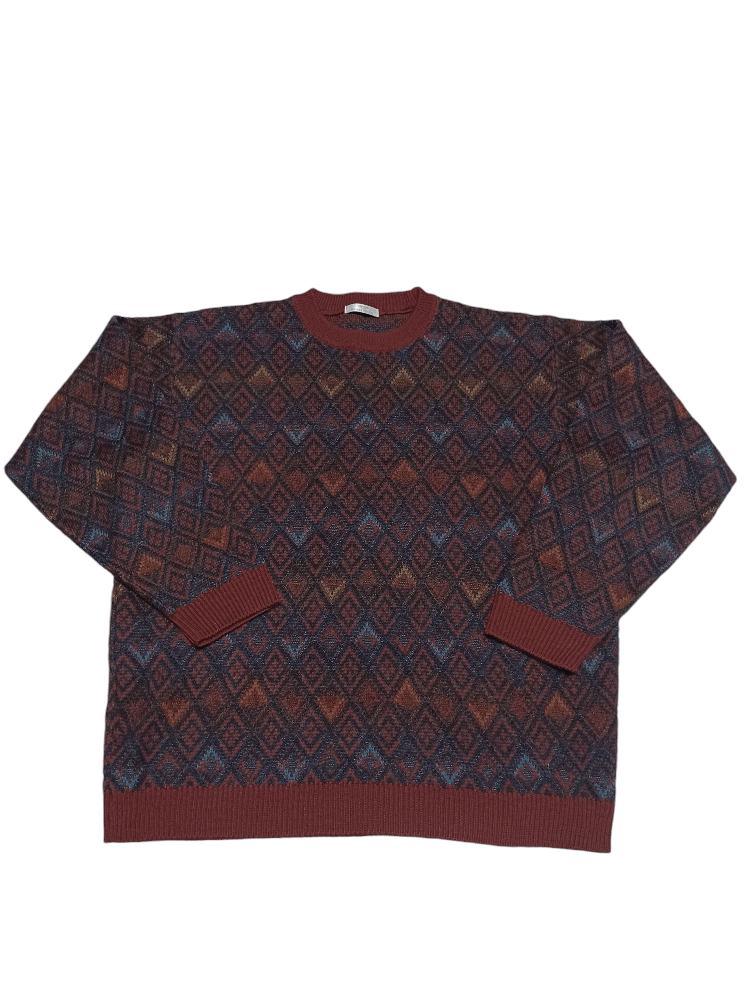 Other VINTAGE 90S MADE IN UK WOOL SWEATER Y2K OLDMONEY Size US L / EU 52-54 / 3 - 1 Thumbnail