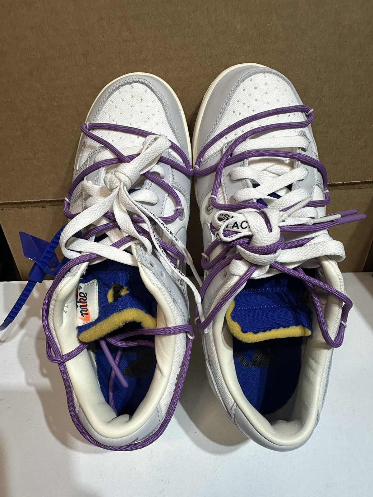 Nike × Off-White Lot 48 Nike x Off White Dunk Low Size US 8.5 / EU 41-42 - 4 Thumbnail