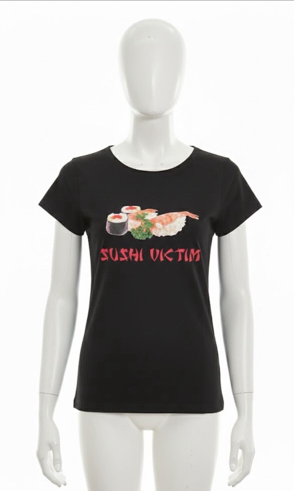Moschino BNWT Archival Moschino Jeans "Sushi Victim" Graphic T shirt Size S / US 4 / IT 40 - 1 Thumbnail