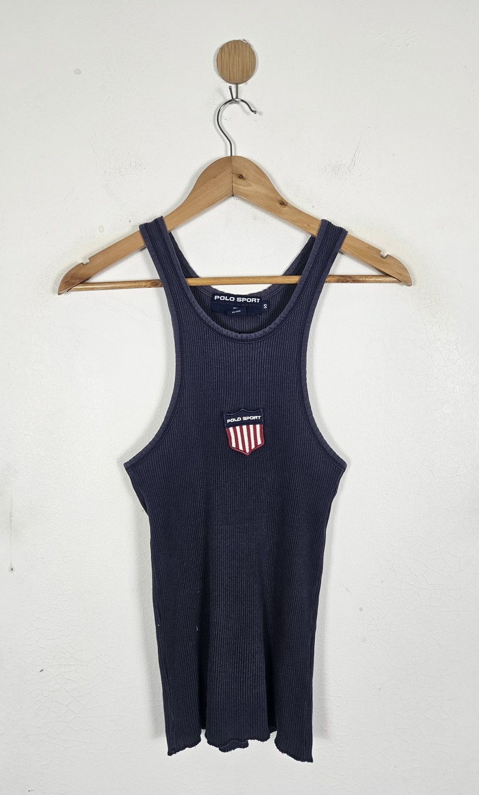 Polo Ralph Lauren Vintage Polo Ralph Lauren Kswiss tank top Size US S / EU 44-46 / 1 - 1 Thumbnail