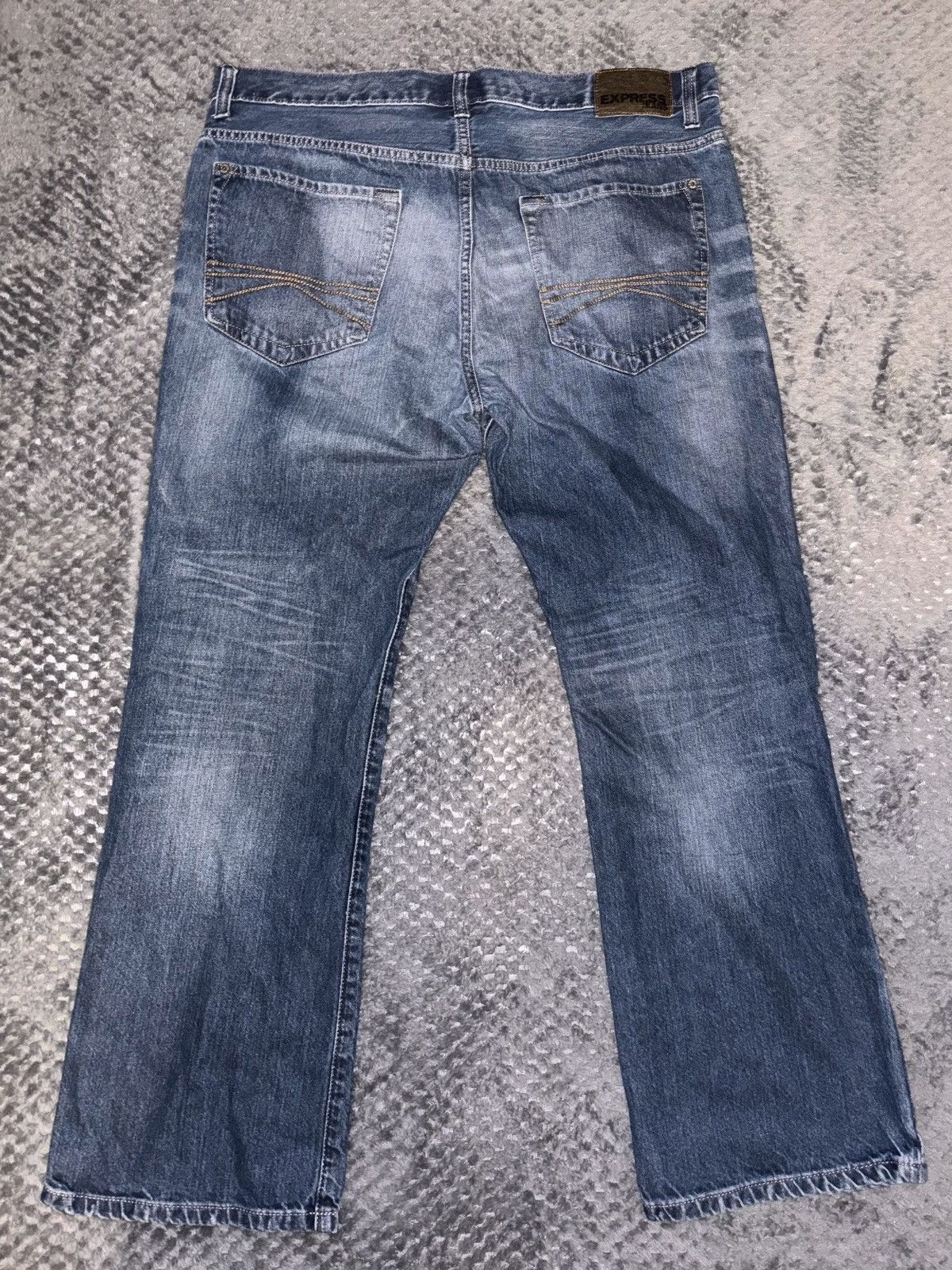 Express Casual fit Blue 36x30 Express Denim Jeans Size US 34 / EU 50 - 2 Thumbnail