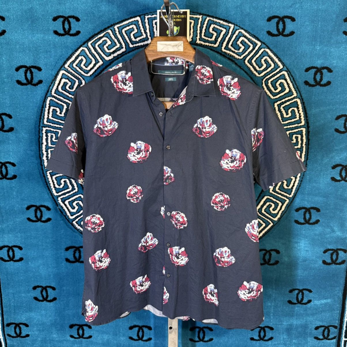 Perry Ellis ABSTRACT FLORA S/S BUTTON UP Size US XXL / EU 58 / 5 - 1 Preview