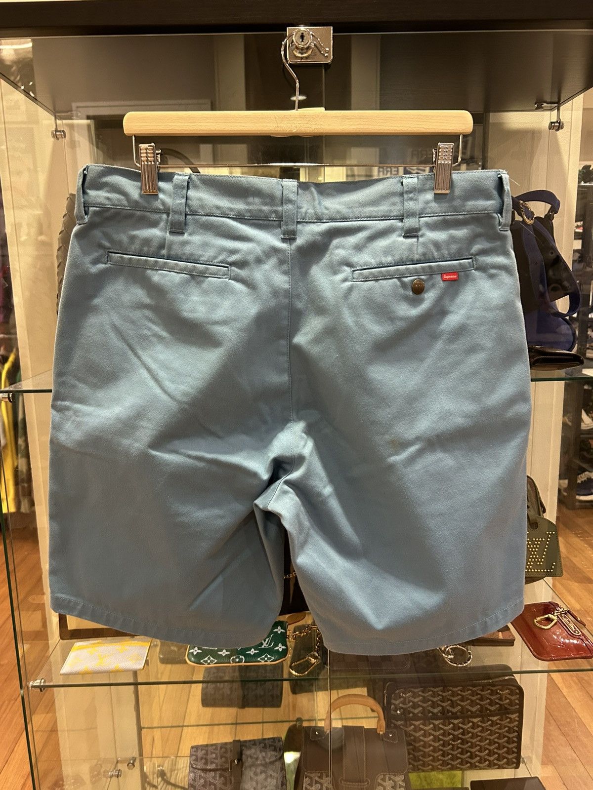 Supreme Supreme Cotton Shorts - Blue Size US 34 / EU 50 - 2 Thumbnail