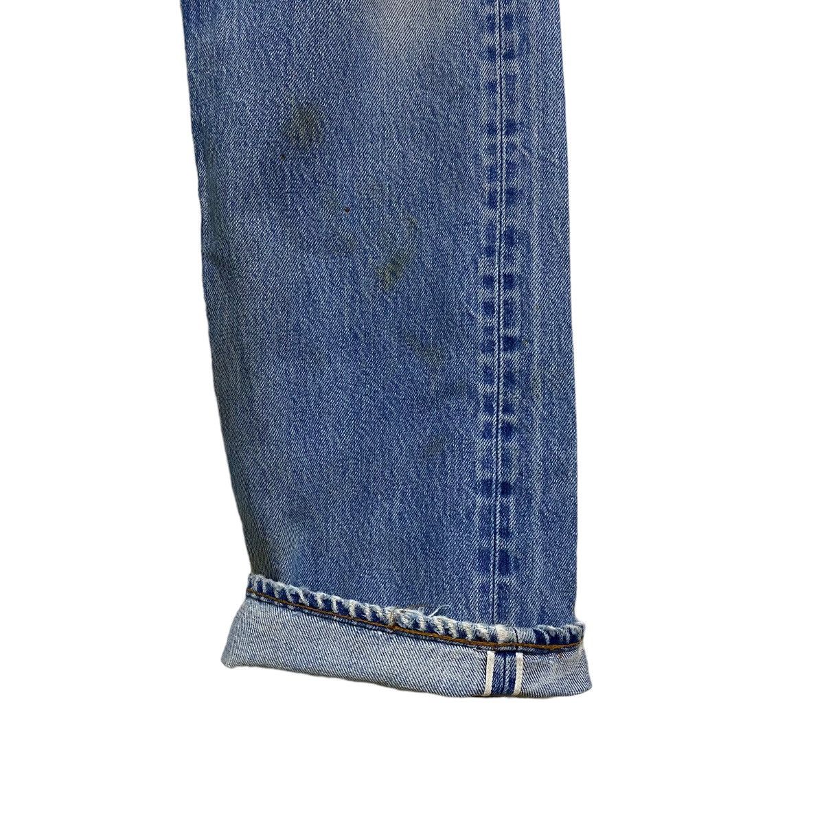 Levi's Vintage 80s Levis 501 Redline Thrashed Selvedge Jeans Size US 31 - 8 Thumbnail