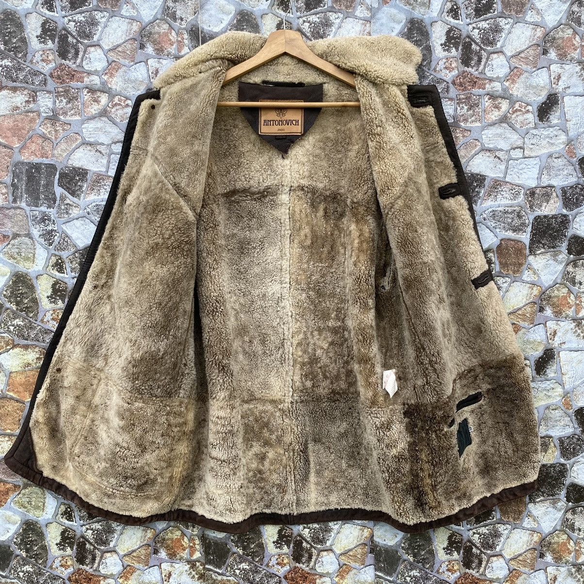 If Six Was Nine × Le Grande Bleu (L.G.B.) Antonovich Genuine Sheep Leather Coat Jacket Men Size US XL / EU 56 / 4 - 5 Thumbnail