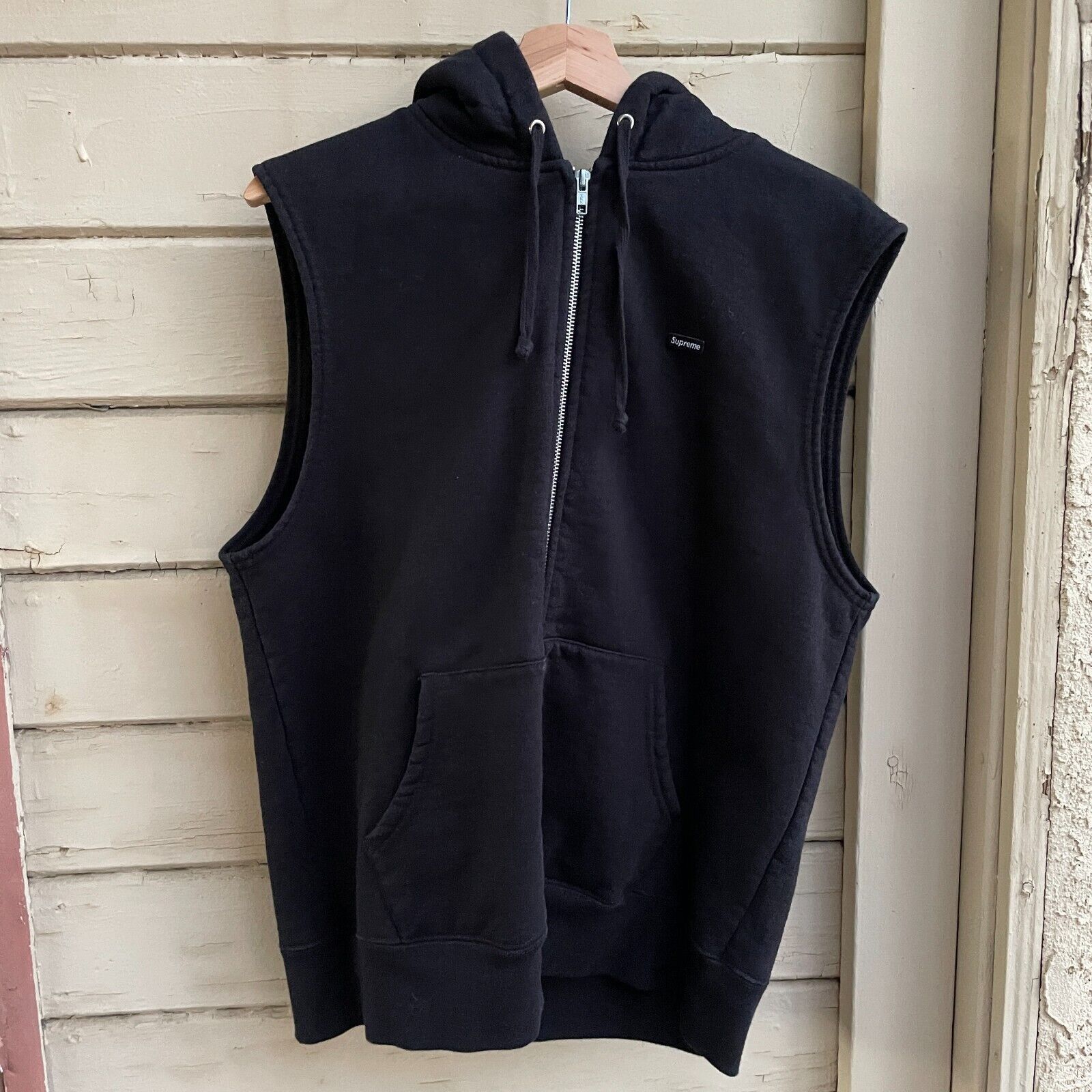 Supreme zip up sweat vest sale