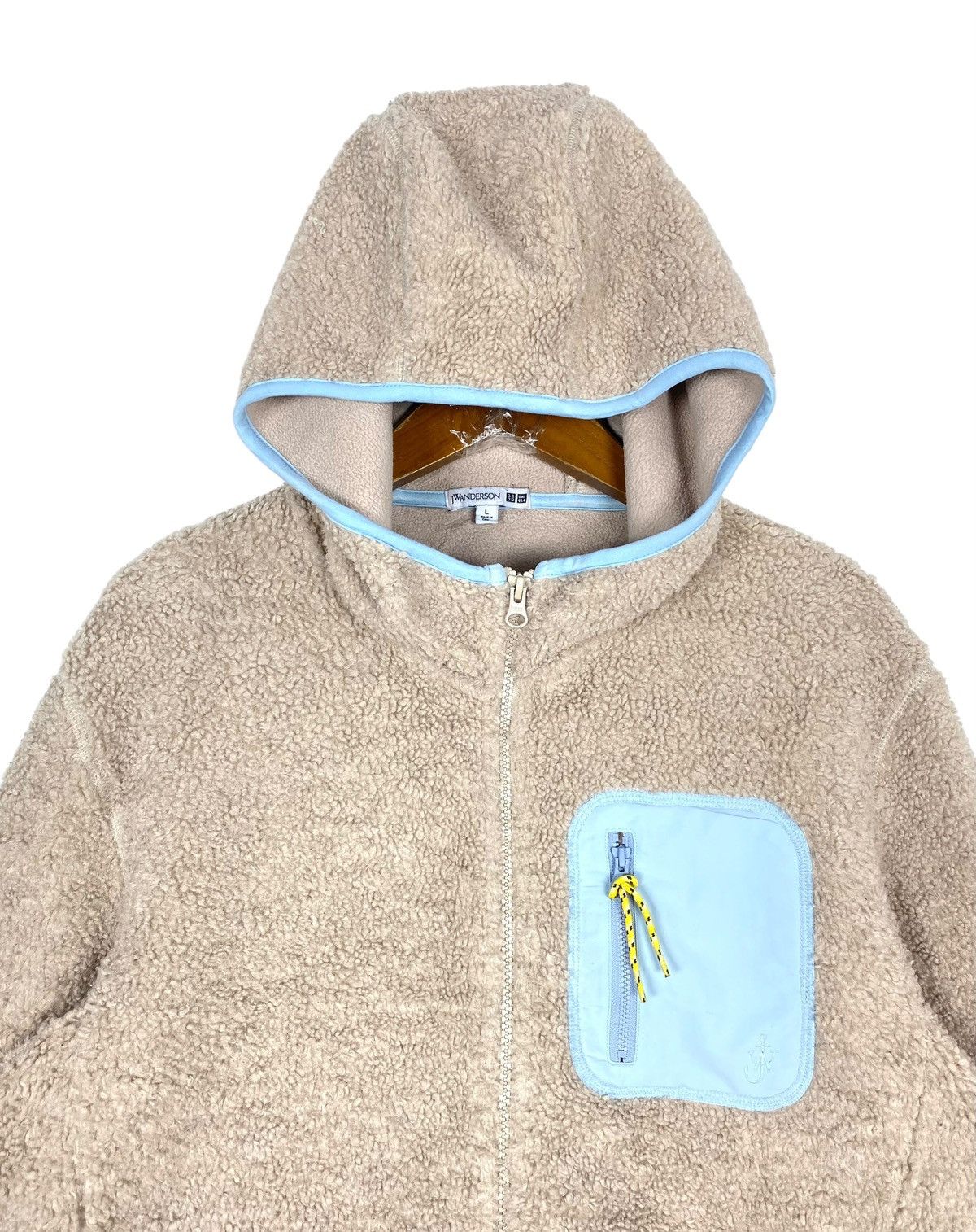 JW Anderson × Uniqlo Rare‼️ J.W. Anderson X Uniqlo Deep Pile Hoodie Size US M / EU 48-50 / 2 - 4 Thumbnail