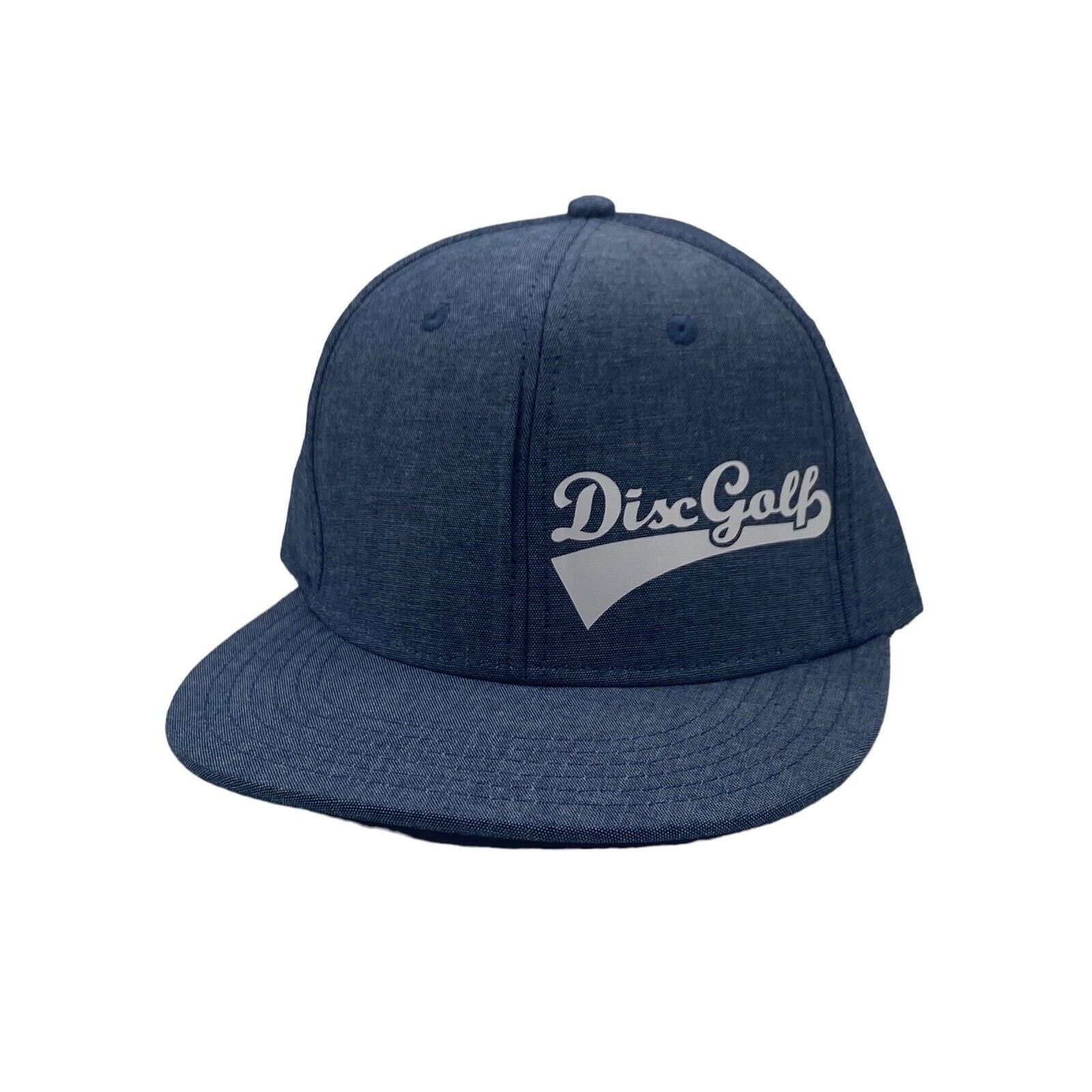 The Unbranded Brand Disc Golf Hat Cap Adjustable Snap Back Logo Blue Size ONE SIZE - 8 Thumbnail