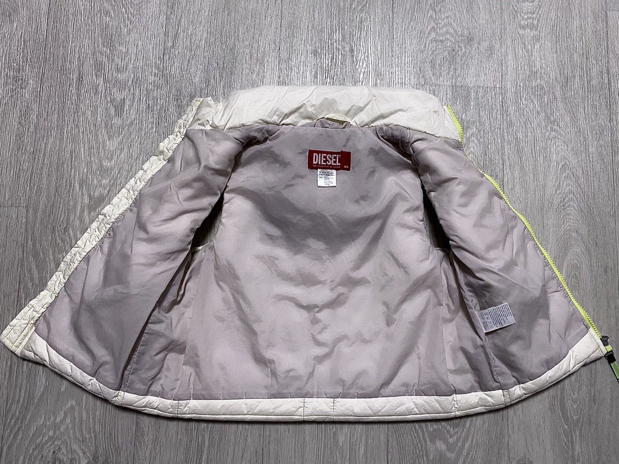 Diesel Women’s Diesel Gorpcore Techwear Vintage White Nylon Vest Size XS / US 0-2 / IT 36-38 - 3 Thumbnail