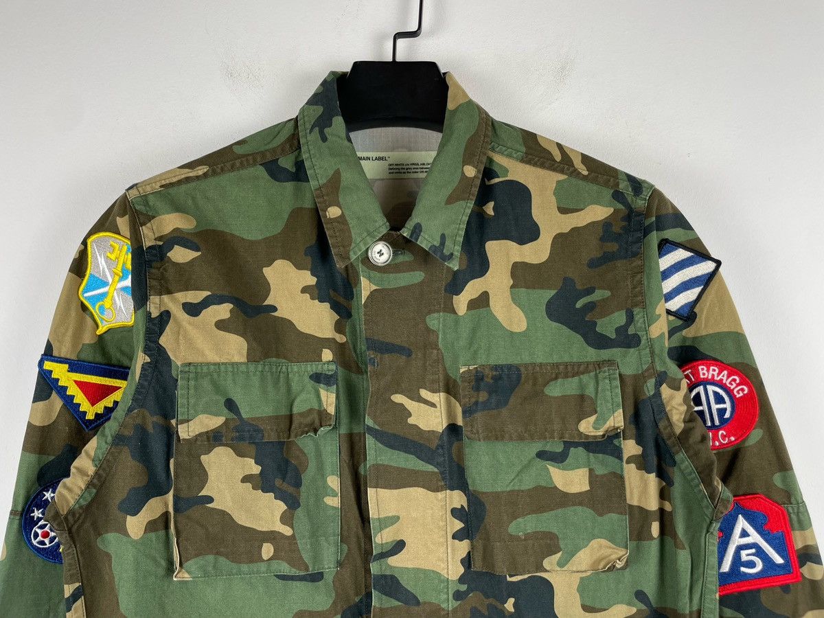 Off-White Off-White Badges Camo Jacket Size US XS / EU 42 / 0 - 7 Thumbnail