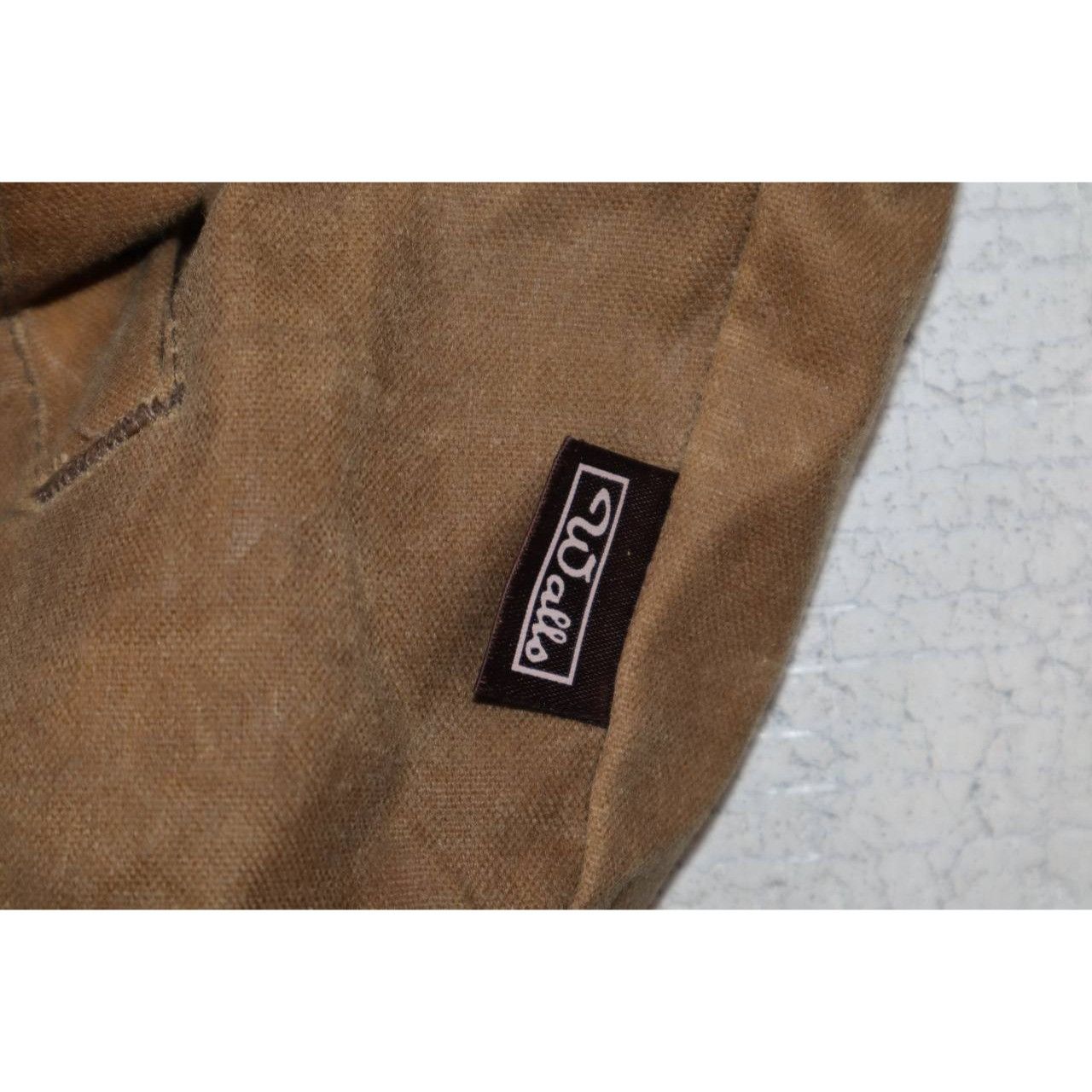 Walls VTG 90s Walls Detroit Jacket L Brown Canvas Cord Collar USA Size US L / EU 52-54 / 3 - 8 Thumbnail