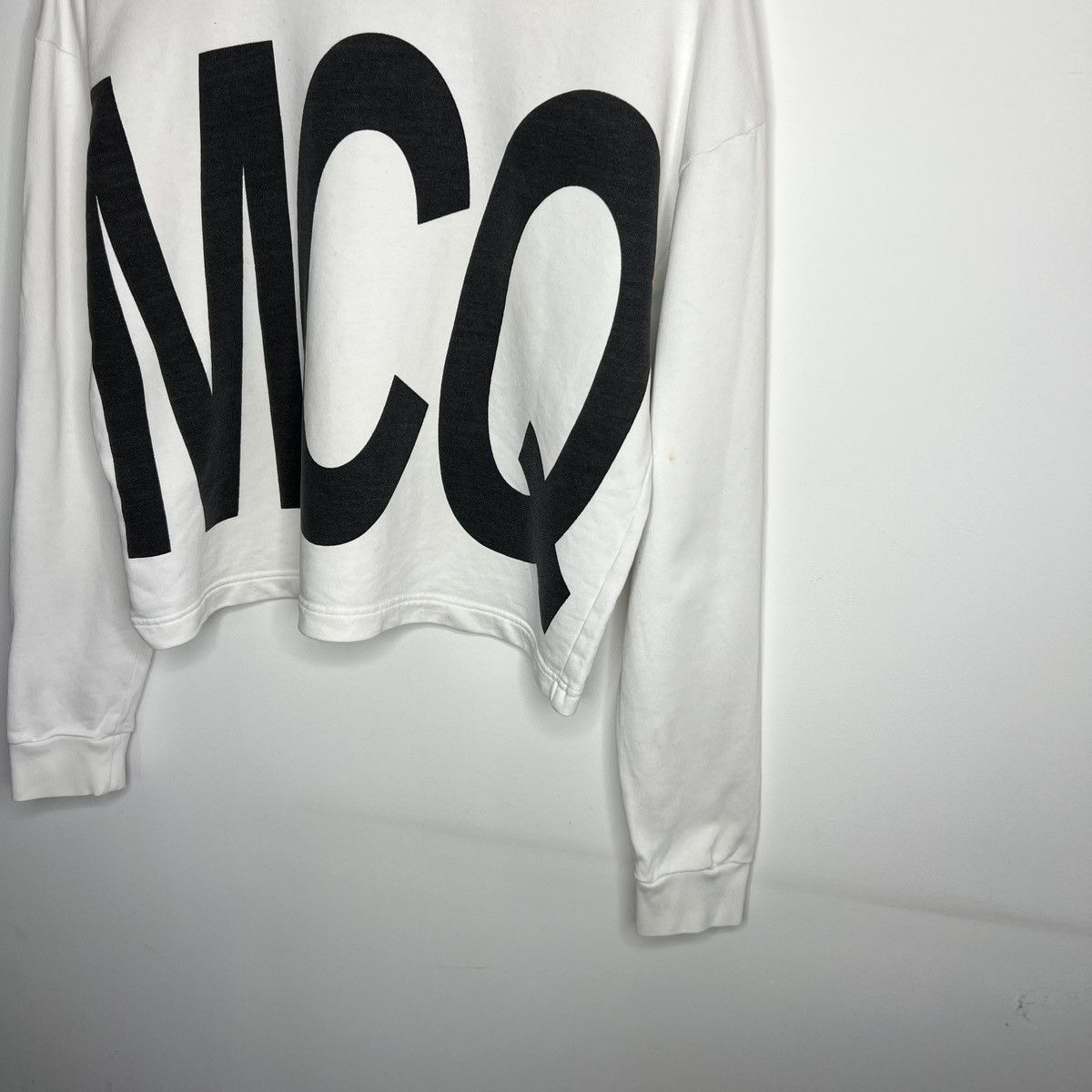 Alexander McQueen × MCQ × McQ Alexander McQueen Alexander Mcqueen MCQ Sweatshirt Blouse White Rare Size S / US 4 / IT 40 - 2 Thumbnail
