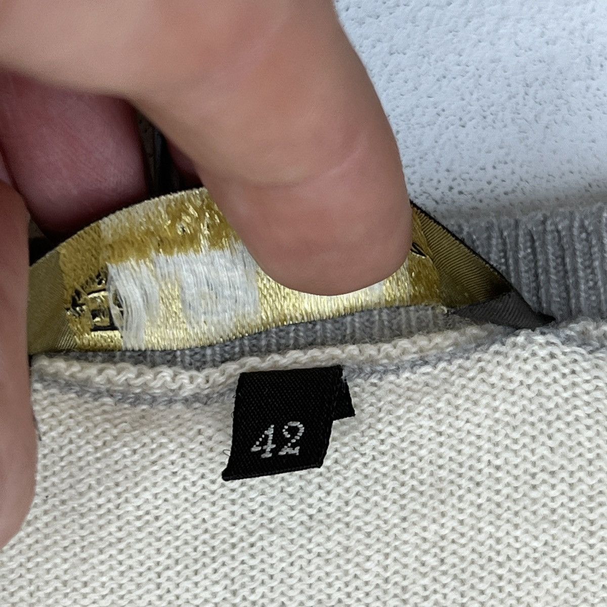 Designer × Loro Piana Loro Piana Womens Beige Baby Cashmere Sweater Jumper Knit Size M / US 6-8 / IT 42-44 - 6 Thumbnail