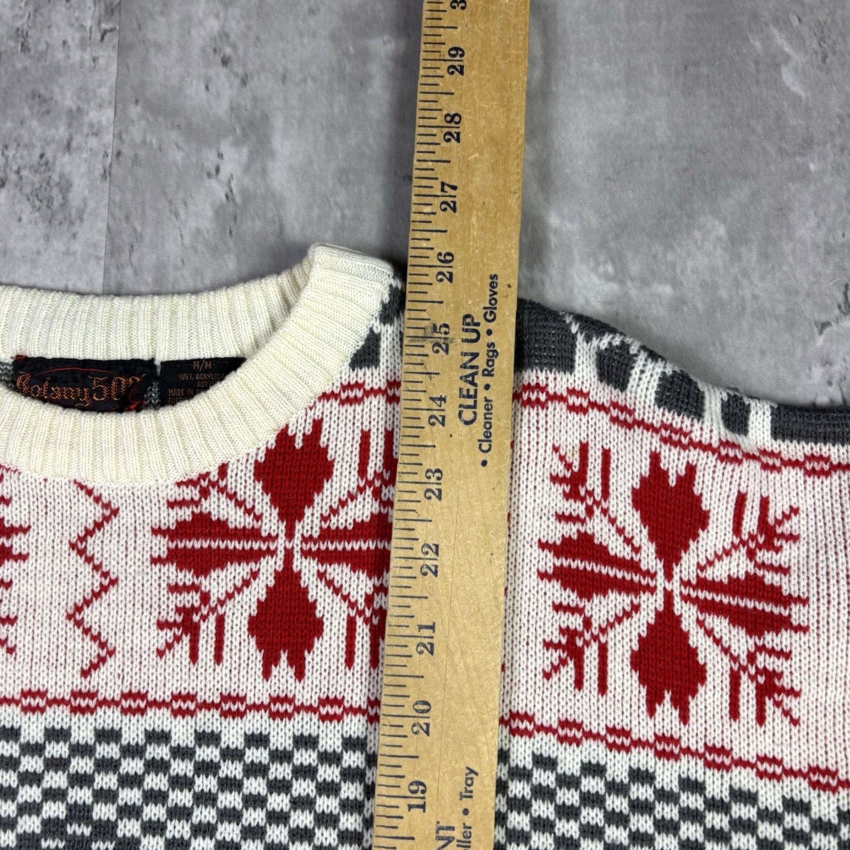 Vintage VINTAGE Adam Sweater Mens Crew Neck Striped Knit Acrylic Heavyweight 1990s USA Blue Medium Size US M / EU 48-50 / 2 - 4 Thumbnail
