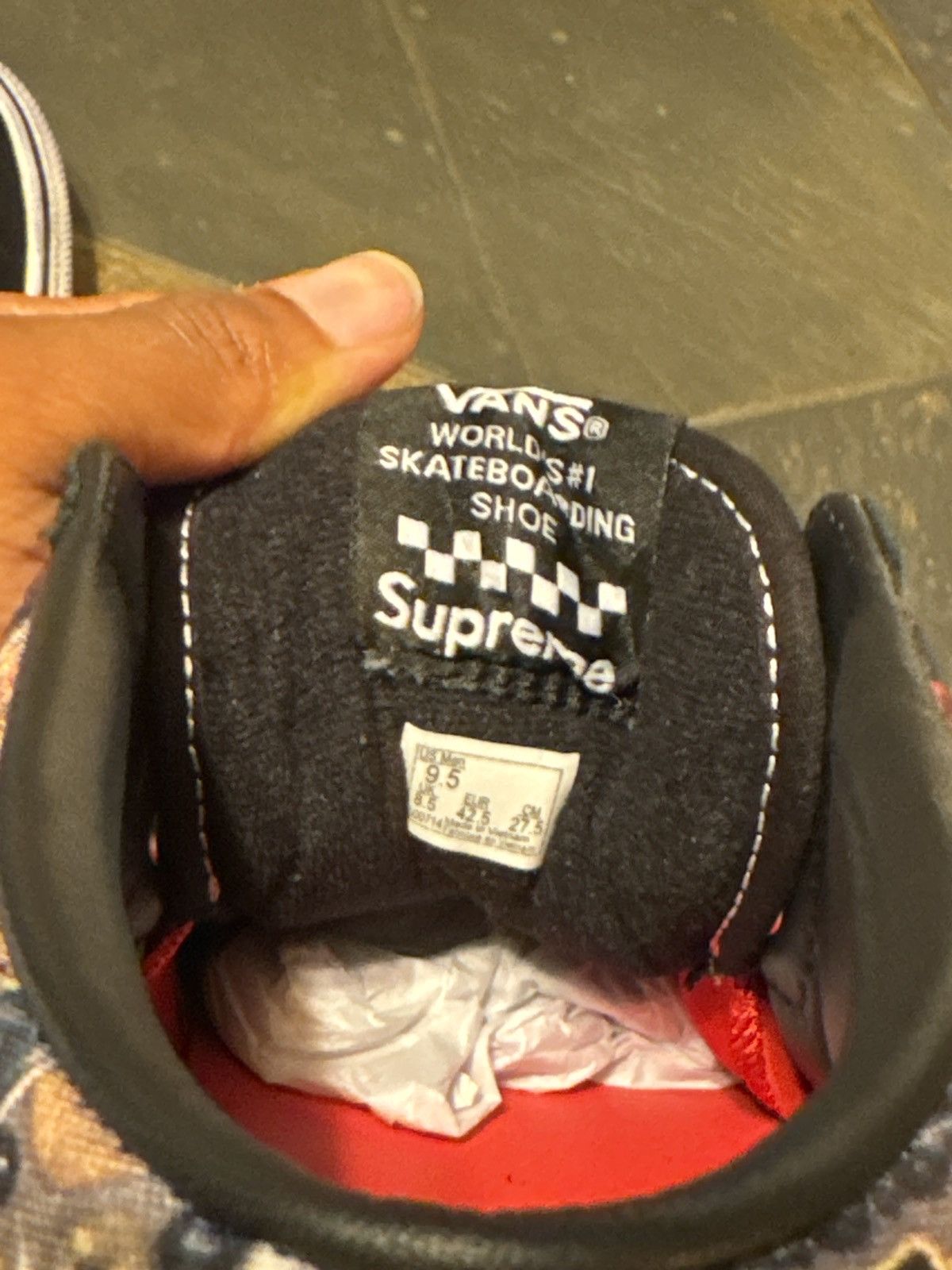 Supreme × Vans Vans Half Cab Supreme x Mike Kelley Black Size US 9.5 / EU 42-43 - 7 Thumbnail