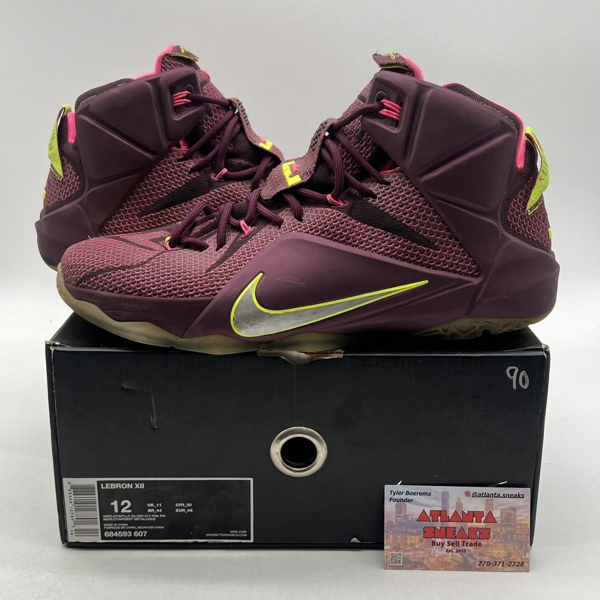 Nike Lebron 12 double helix Size US 12 / EU 45 - 1 Thumbnail