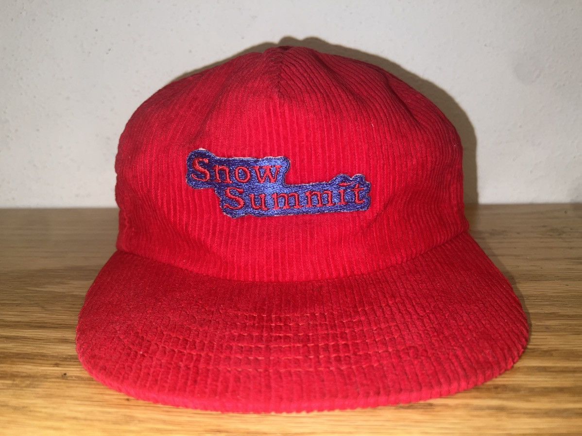 Other Vintage Snow Summit Big Bear Corduroy Hat Size ONE SIZE - 2 Thumbnail