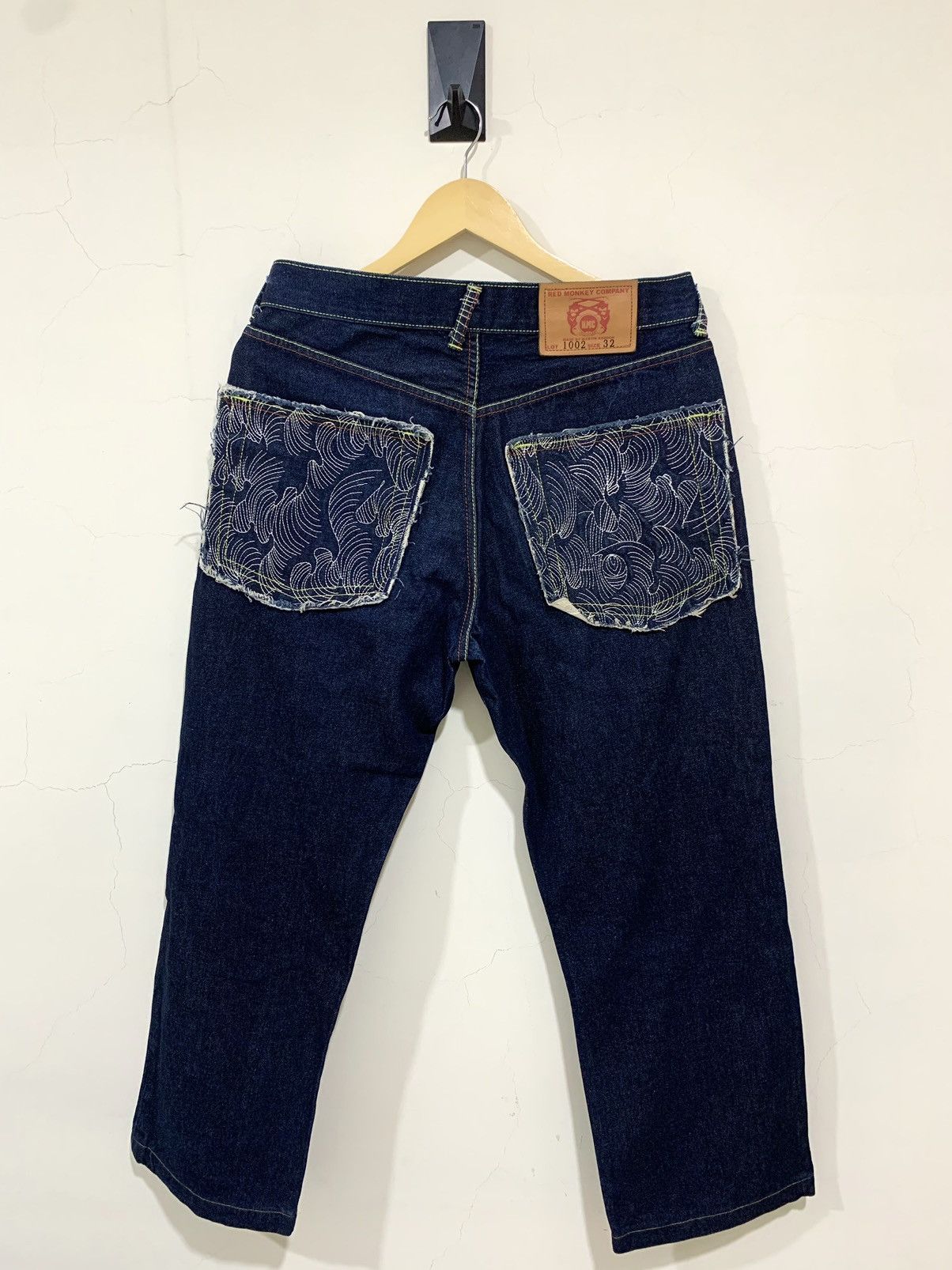 Vintage fashion 2000s RMC Red Monkey Company Martin Ksohoh Lot 1002 Dark Jeans Size 40