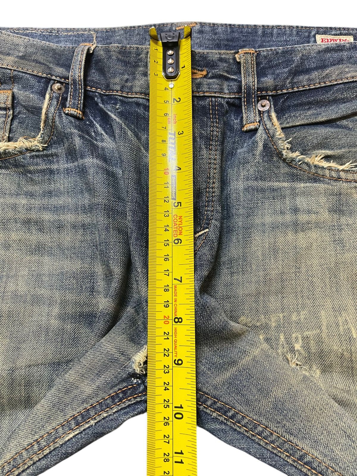 Edwin Vintage Japan Edwin Mud Wash Painted Style Distress Jeans Size US 32 / EU 48 - 17 Thumbnail