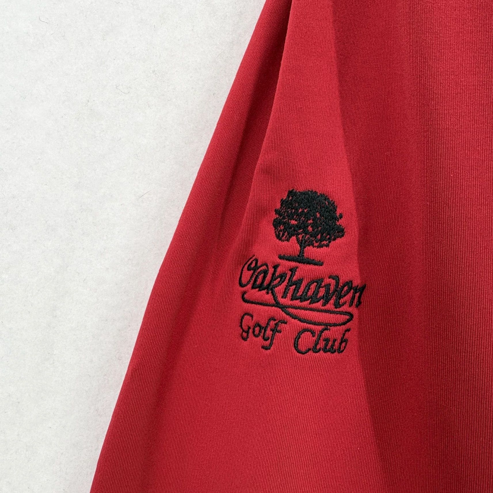 Under Armour Under Armour ColdGear Shirt Mens 2XL Red Long Sleeve Fitted Oakhaven Golf Club Size US XXL / EU 58 / 5 - 3 Thumbnail