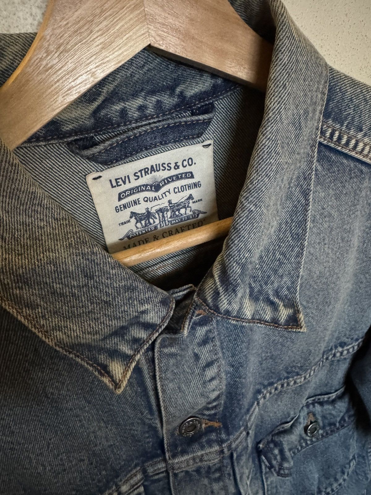 Levi's Made & Crafted Type II Denim Trucker Size US S / EU 44-46 / 1 - 2 Thumbnail