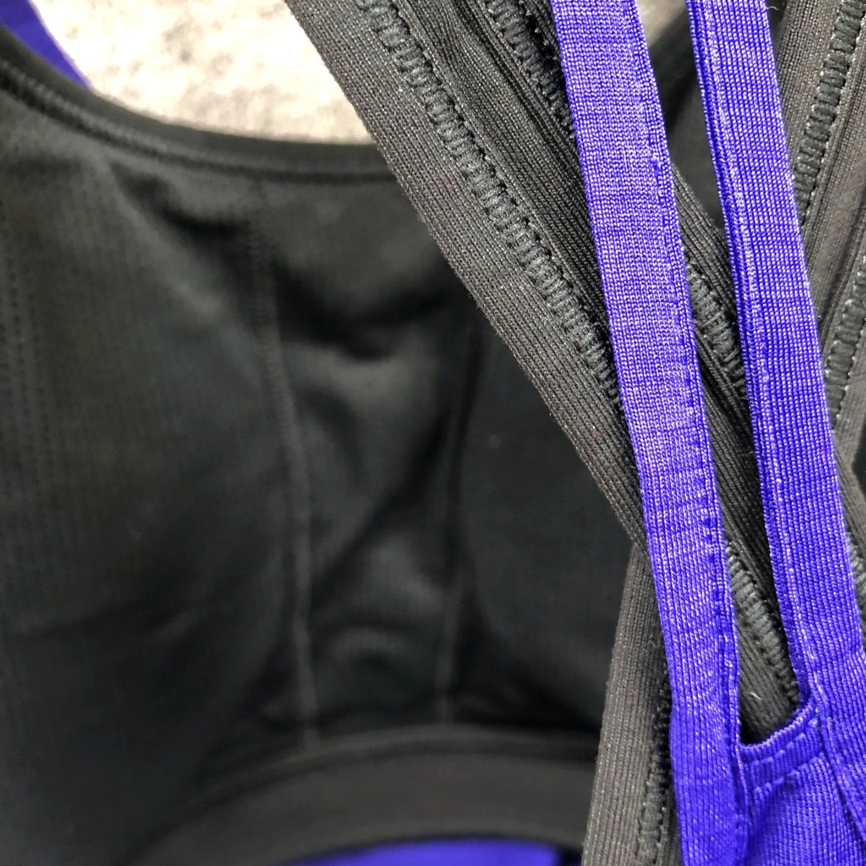 Athleta Athleta Box Jump Tank Top Womens XS Blue Built In Sports Bra Padded Two In One Gym Yoga Running Athletic Size XS / US 0-2 / IT 36-38 - 4 Thumbnail
