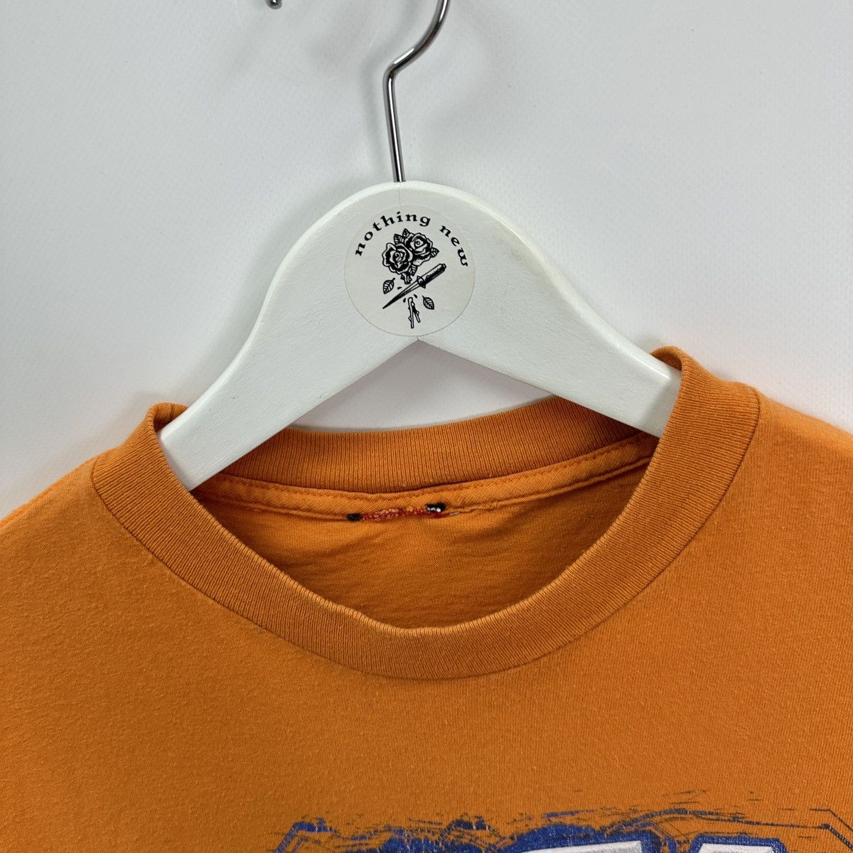 Vintage Vintage 90s Deca it’s time Big Logo orange tee y2k hype sk8 Size US S / EU 44-46 / 1 - 6 Thumbnail