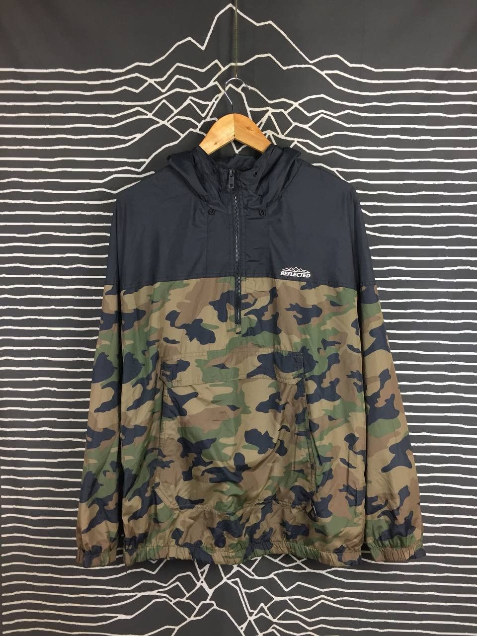 Bershka Bershka Reflected Camo Anorak Windbreaker Jacket Size US M / EU 48-50 / 2 - 2 Thumbnail