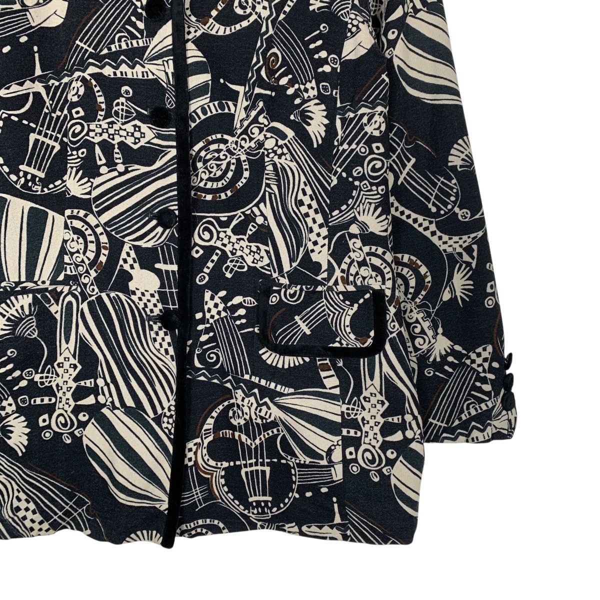 Louis Feraud Louis Feraud Abstract Design Jacket Size M / US 6-8 / IT 42-44 - 4 Thumbnail