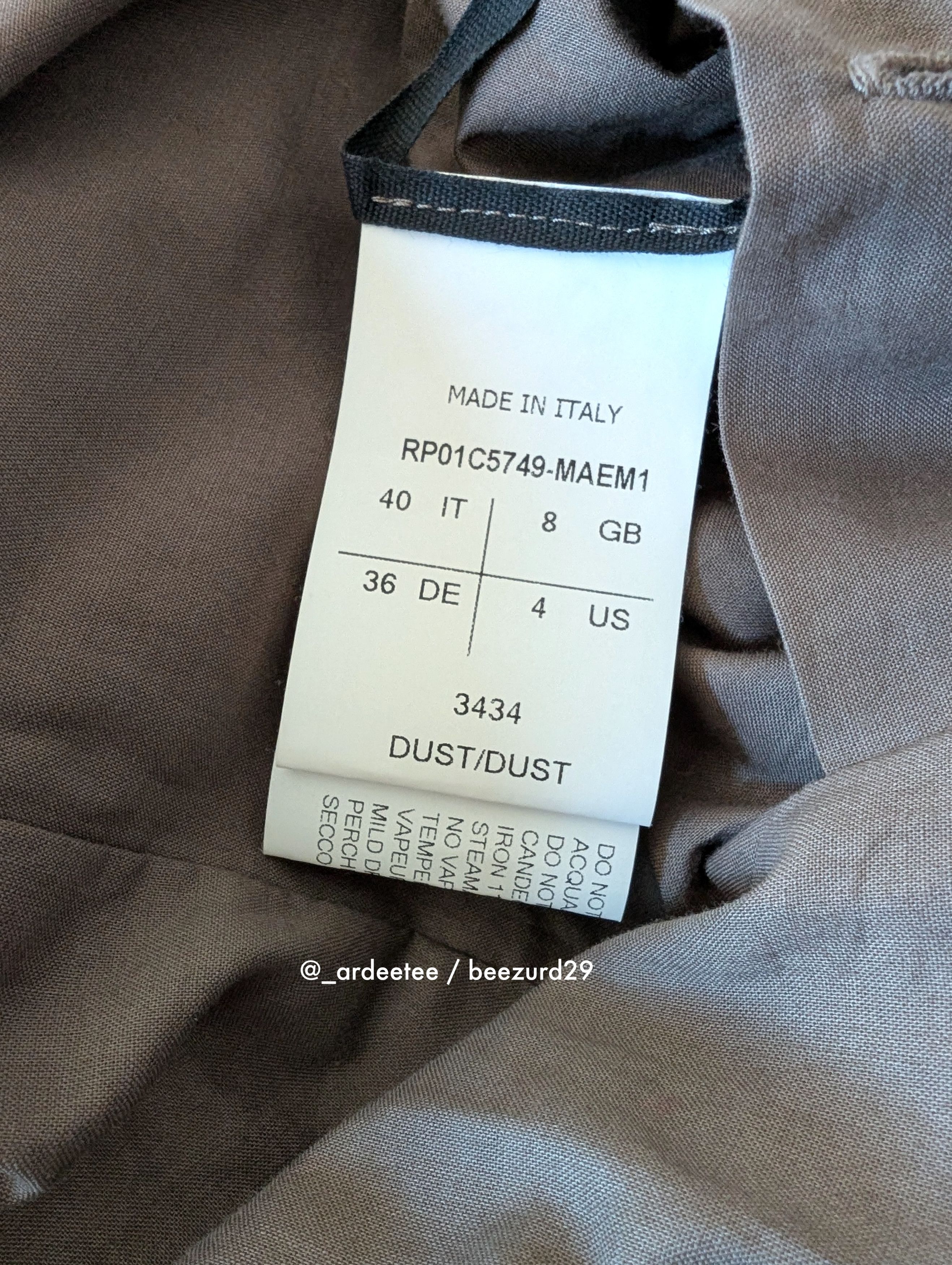 Rick Owens 💥$4K SAMPLE SEQUIN FOGPOCKET NEUE ALICE BLAZER JACKET Size S / US 4 / IT 40 - 16 Thumbnail