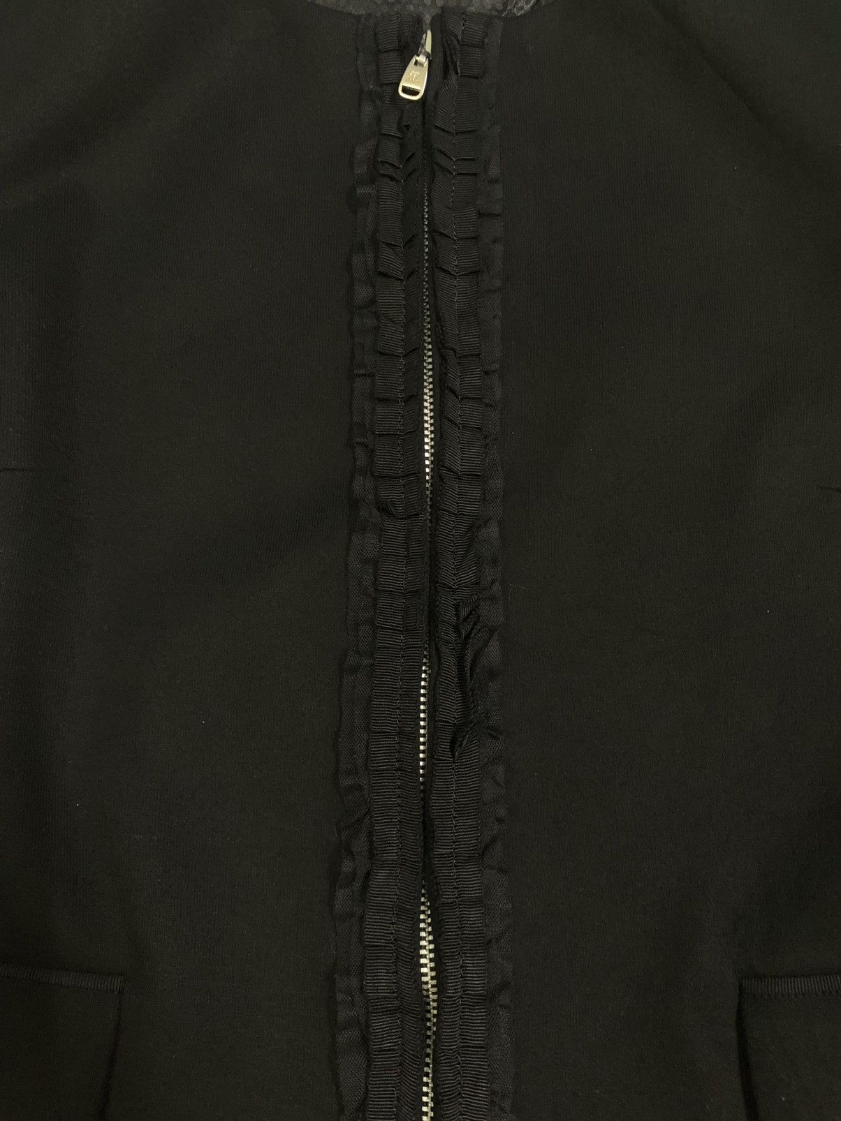 Courreges Courreges Black Cropped Cardigan Style Blazer Jacket Size M / US 6-8 / IT 42-44 - 7 Thumbnail