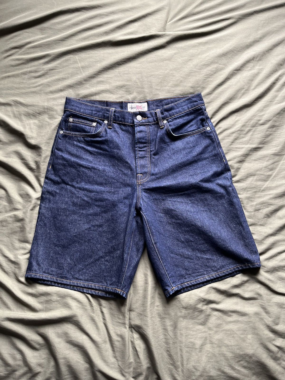 Stussy Big Ol’ Short Denim Raw 32 Big Ol' Short Denim – Black | Shorts | Stüssy